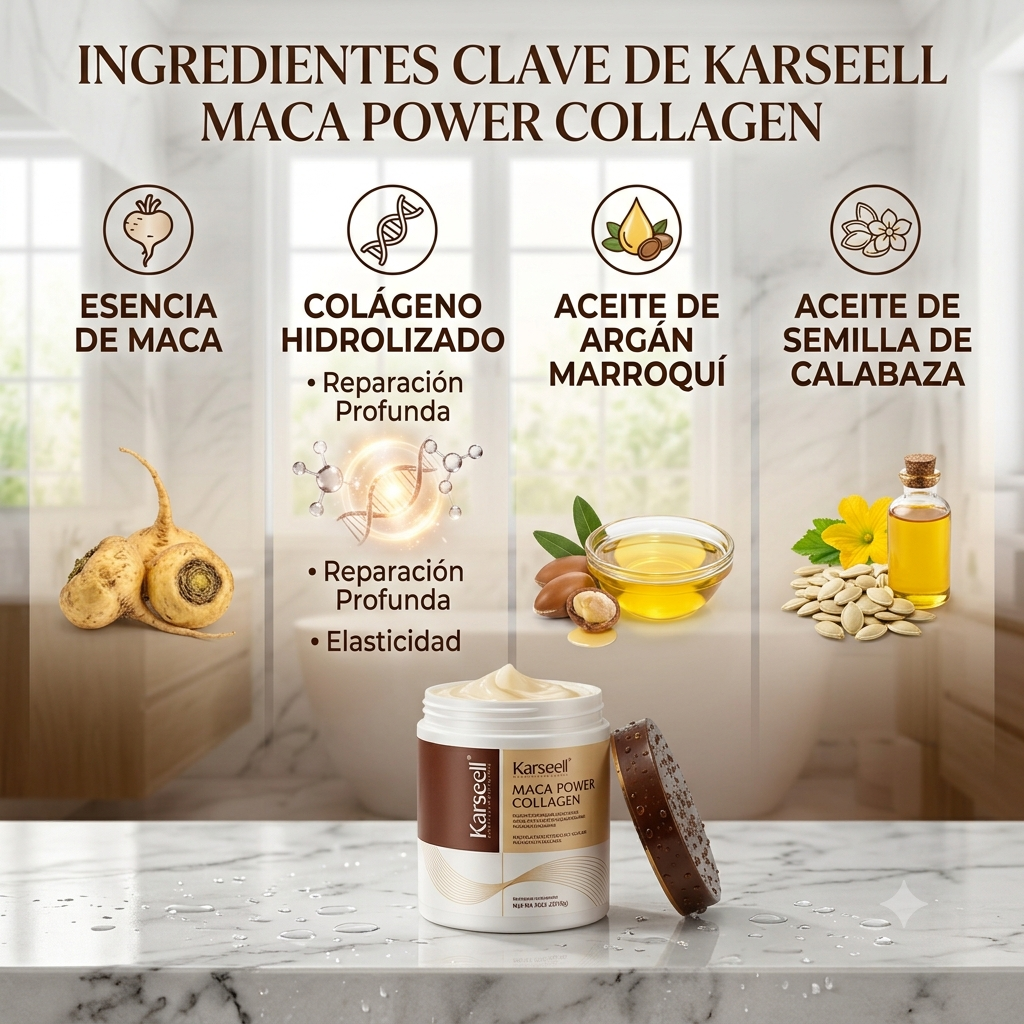 Mascarilla Capilar De Colageno Con Hidratacion Profunda En 10 Minutos